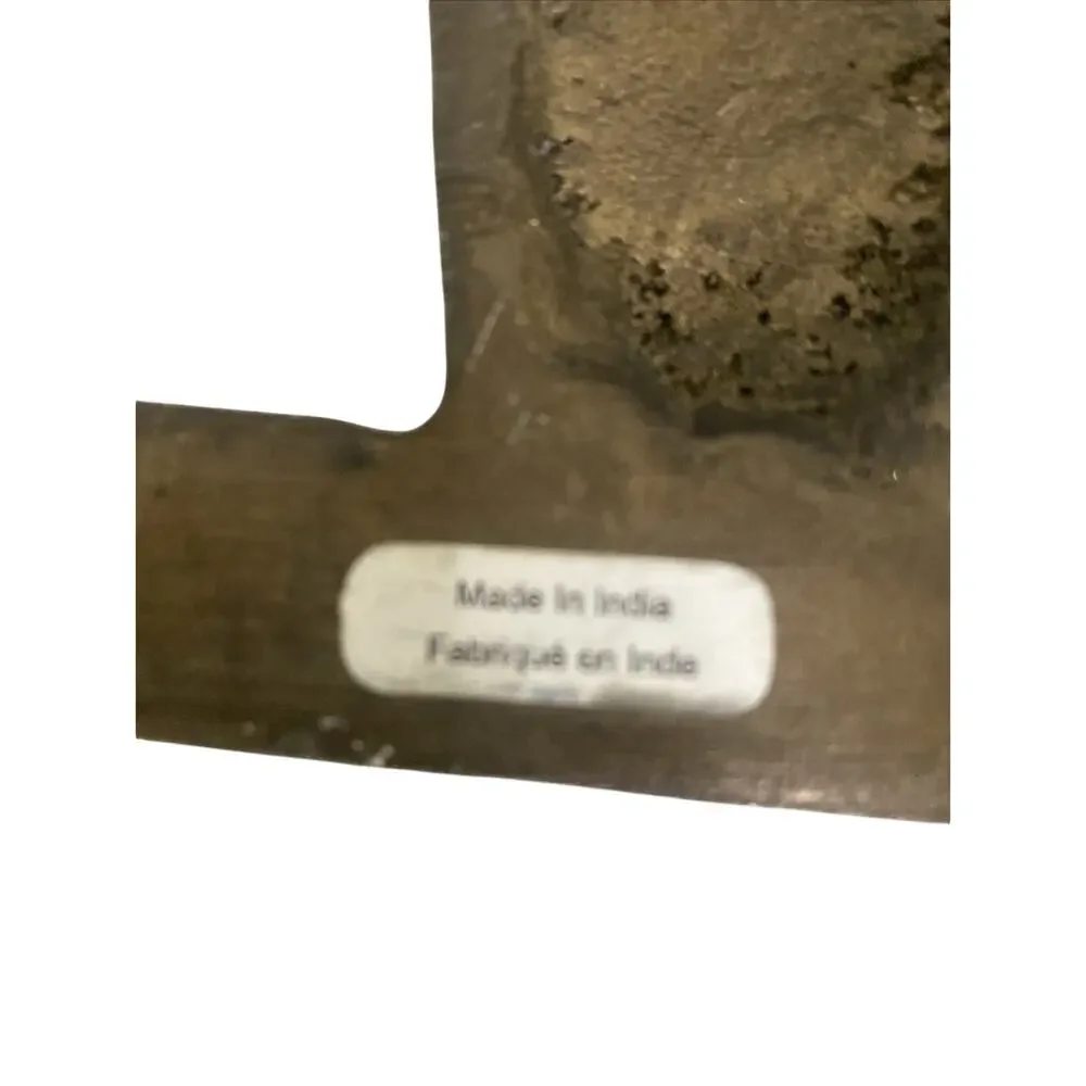 Brass/Metal Letter E 3D Wall Plaque 3.75